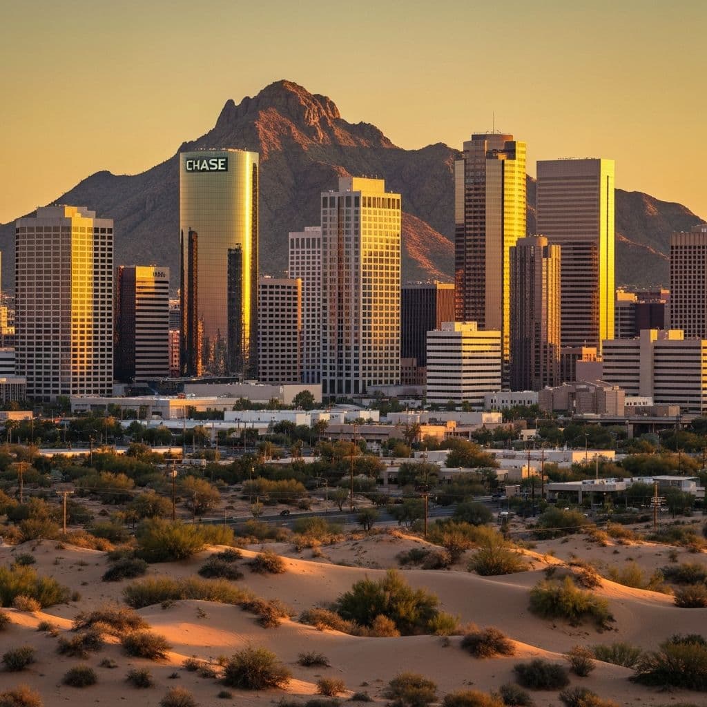 Phoenix, AZ city view